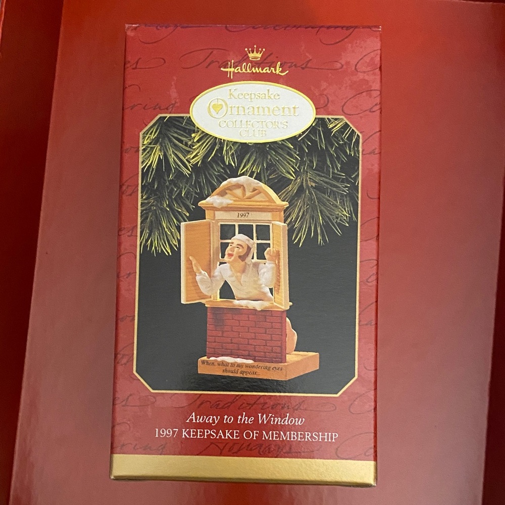 Hallmark Keepsake Ornament - Red and Gold Design